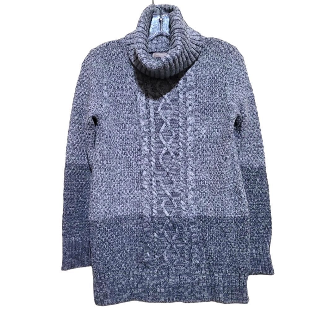 Banana Republic Women's Gray Turtleneck  Knitted  LongSleeve Sweater Sz XSmall
